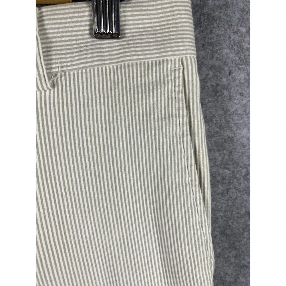 Southern Tide The Skipjack Mens Seersucker Striped Pants Khaki White 32x32
